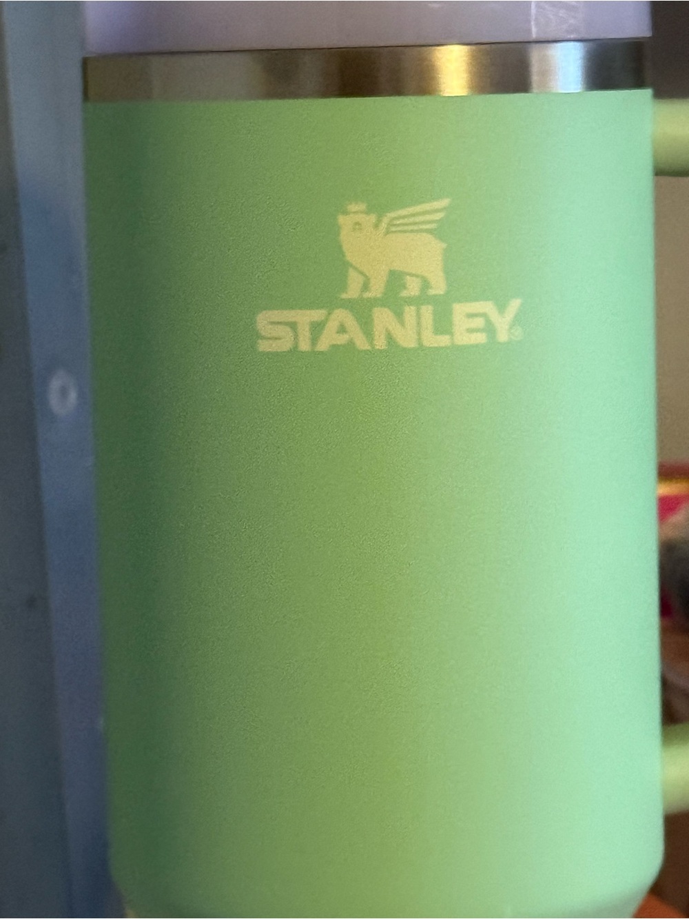 Stanley Mint Green Tumbler with Lavender Lid - Picture 8 of 9